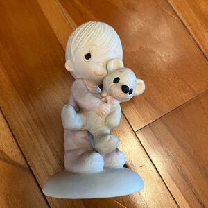 1977 Enesco Jonathan & David Figurine - Jesus Loves Me